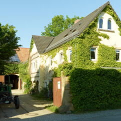 Hofansicht vom Bio-Bauernhof Ines Franz
