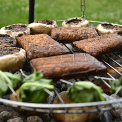 Gegrillter Tempeh
