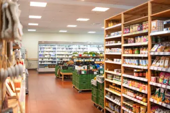 Innenansicht des Biomarkt Striesen
