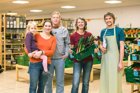 Mitglieder, Mitarbeiter und regionale Lieferanten der VG Dresden