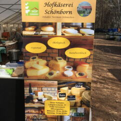 Präsentationsplakat der Hofkäserei Schönborn