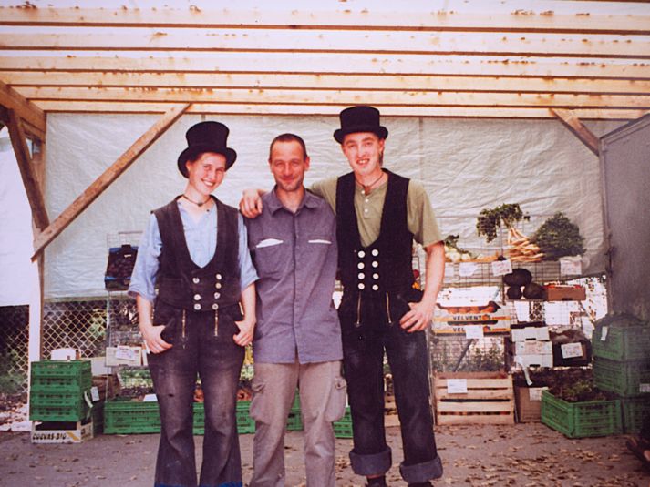 Unser provisorischer Laden nach dem Hochasser 2002