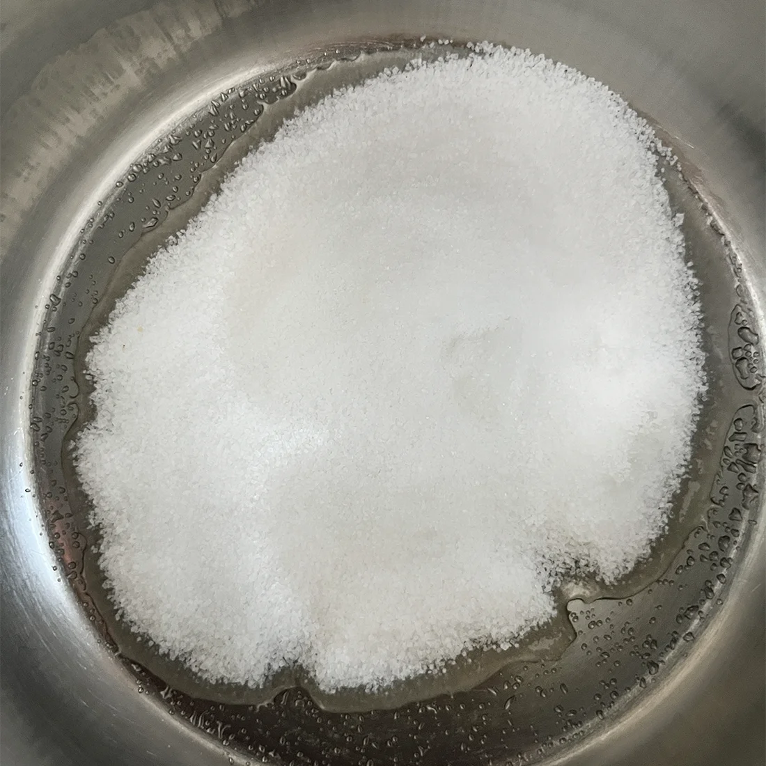 Zucker in einem Topf