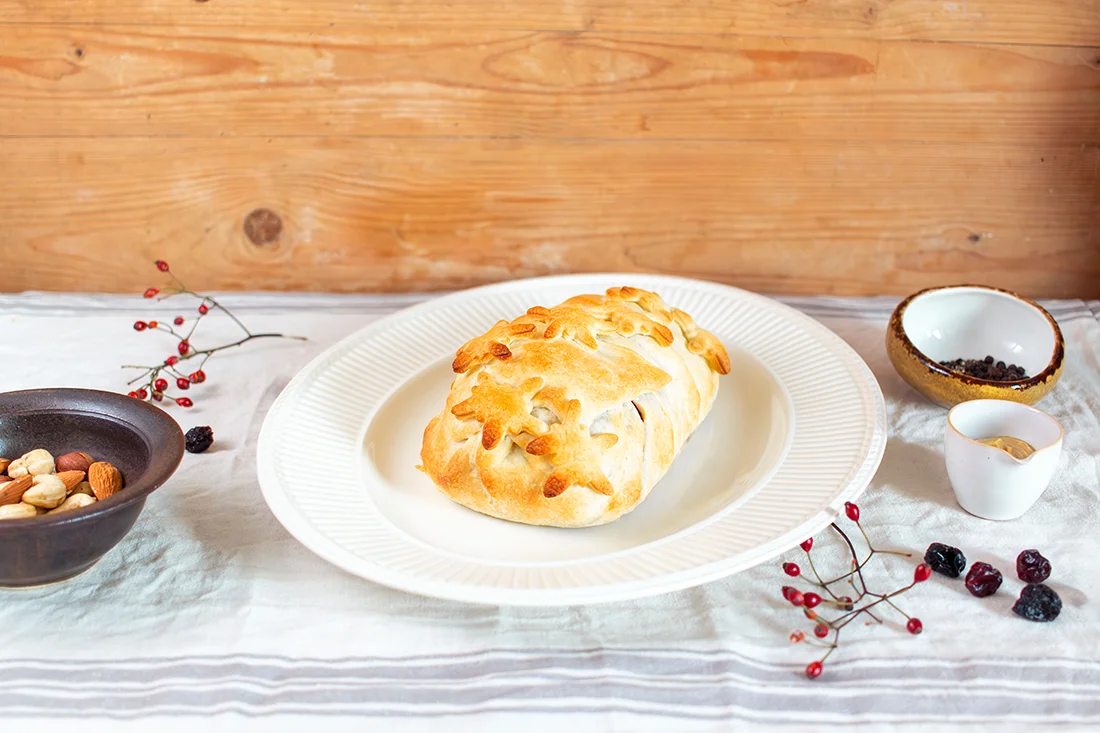Rote-Bete-Braten im Blätterteig