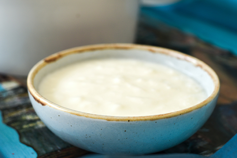 Kefir in einer Schüssel
