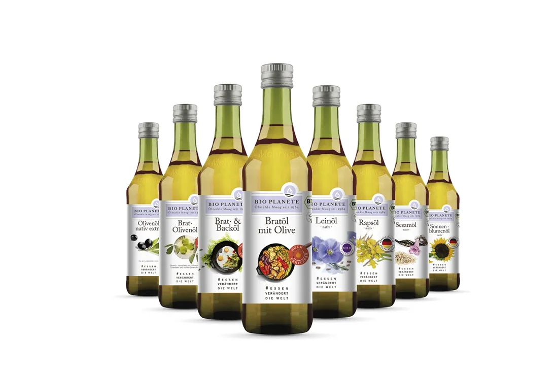 Öle in der Mehrwegflasche von Bio Planéte