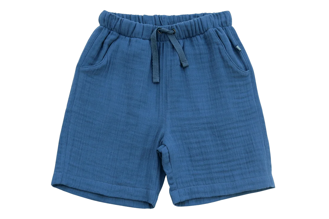 Bio-Kindershorts in blau