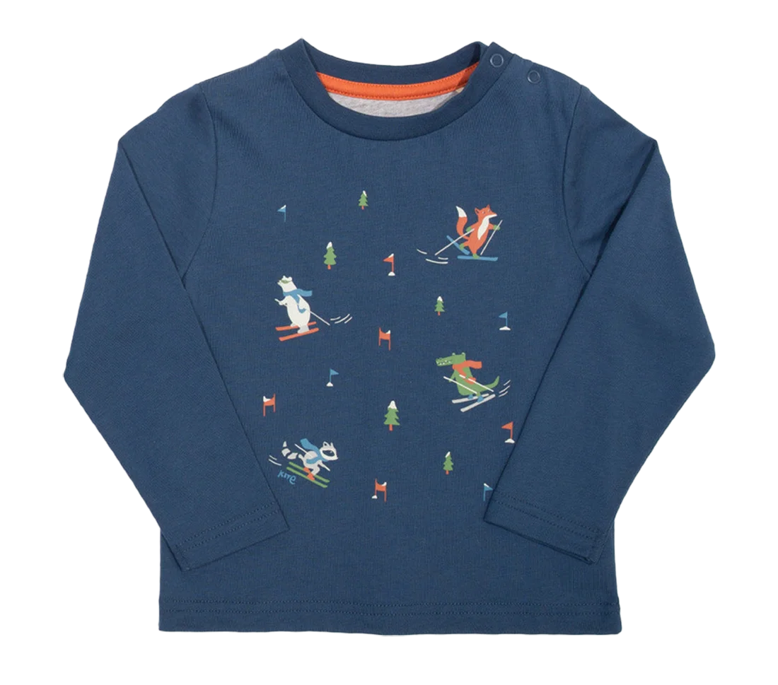 Langarmshirt "Ski fahren" von Kite