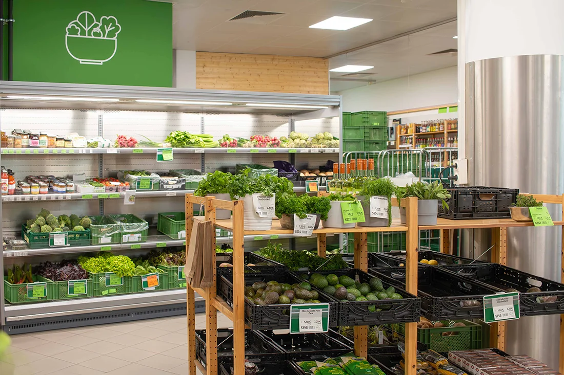 Bio-Gemüse im VG Biomarkt Dresden-Neustadt